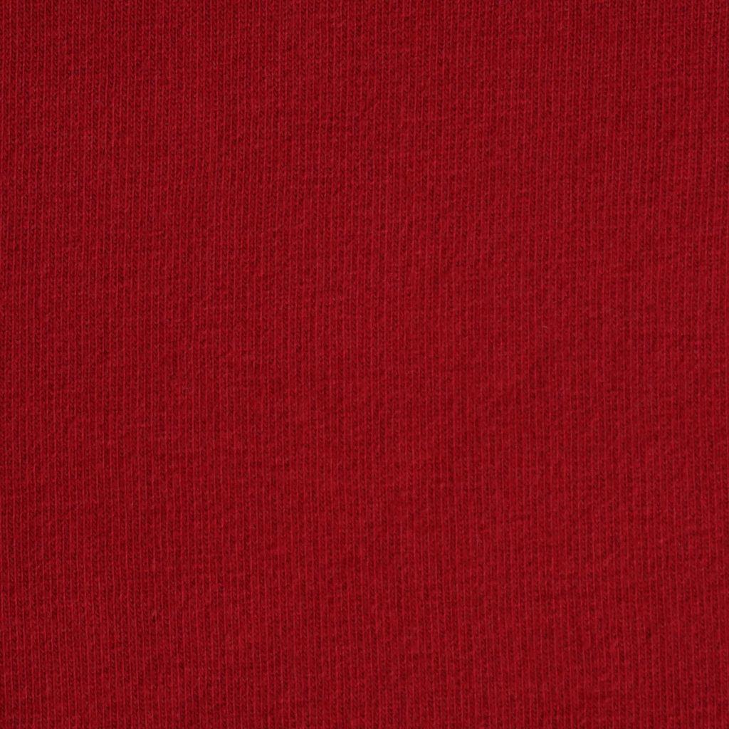 Stretch-Sweat soft uni rot – Bio